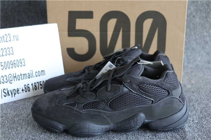 Authentic Adidas Yeezy Boost 500 Shadow Black