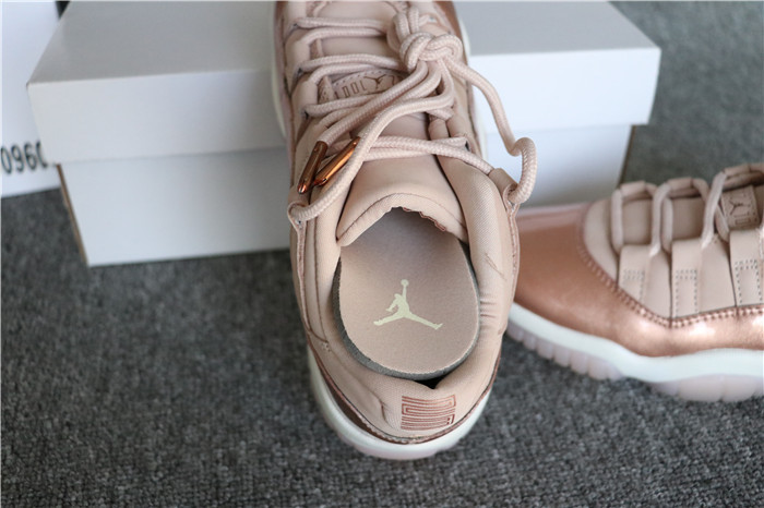 Authentic Nike Air Jordan 11 Low GS Rose Gold