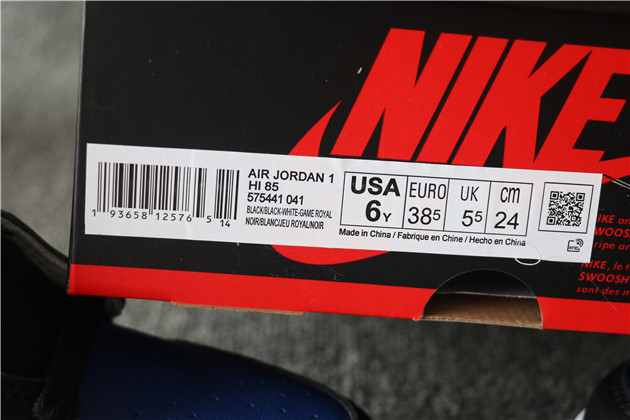 GS Nike Air Jordan 1 Retro Royal Toe