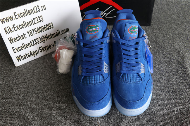 Authentic Air Jordan 4 Retro PE Florida Gators