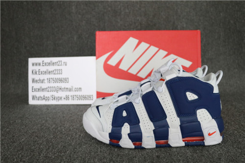 Authentic Nike Air More Uptempo White And Blue