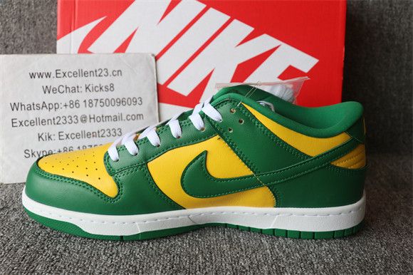 Nike SB DUNK Low Green Yellow