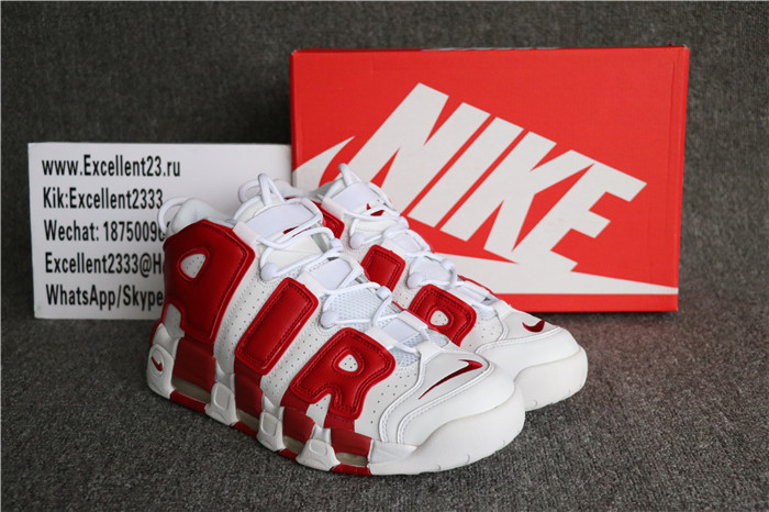 Authentic Nike Air More Uptempo Varsity Red