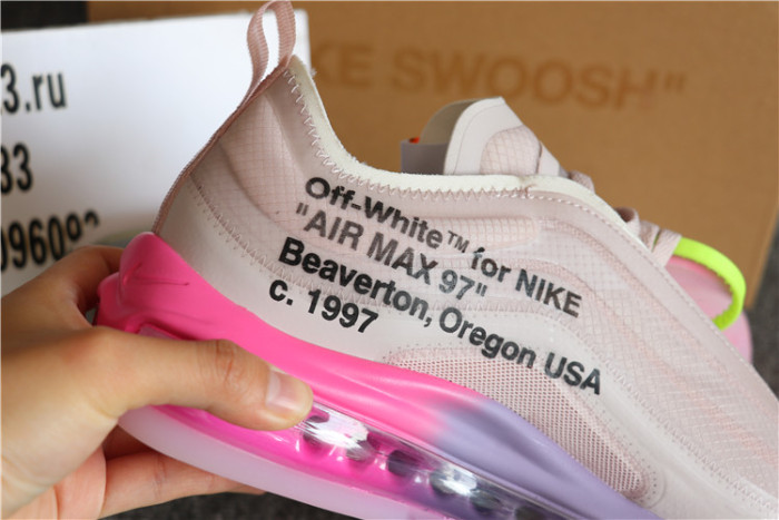2018 Off White X Nike Air Max 97S OG Rainbow