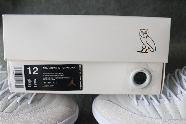Nike Air Jordan 12 Retro White OVO