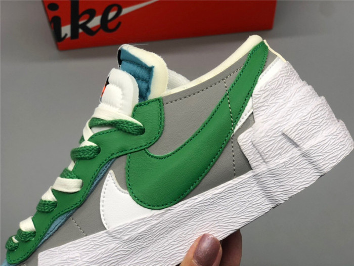 Sacai X Nike Blazer Low White Green