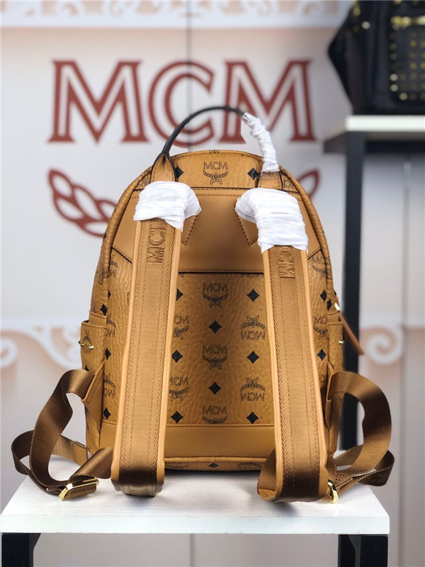 MCM Stark Diamond Visetos Backpack Size 26-33-13cm 003