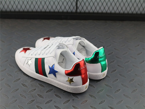 Gucci Ace Embroidered Low-Top Sneaker Star