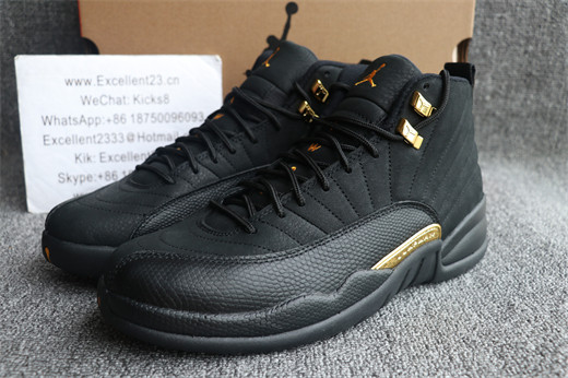 Nike Air Jordan 12 Black Gold