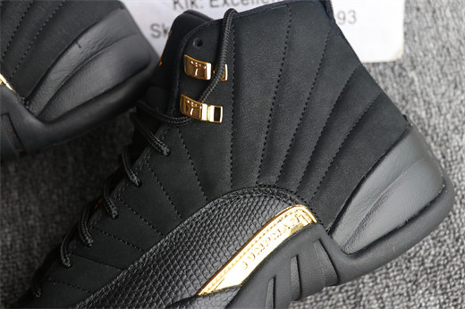 Nike Air Jordan 12 Black Gold