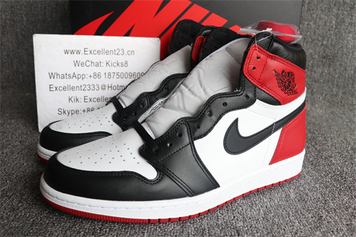 Authentic Nike Air Jordan 1 Retro Black Toe