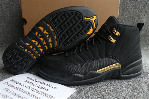 Nike Air Jordan 12 Black Gold