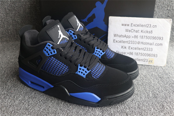 Nike Air Jordan 4 Blue Black