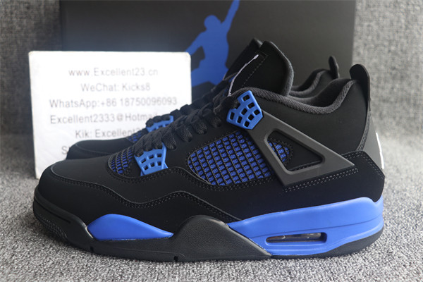 Nike Air Jordan 4 Blue Black