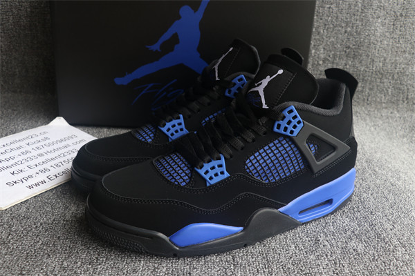 Nike Air Jordan 4 Blue Black