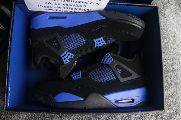 Nike Air Jordan 4 Blue Black