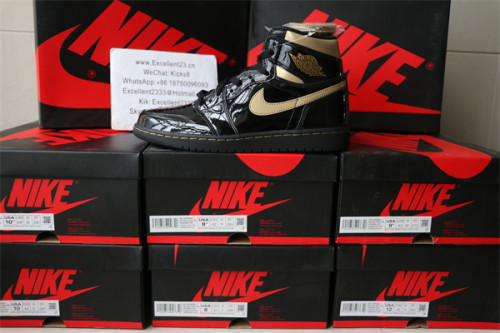 Nike Air Jordan 1 Retro Black Gold 2020