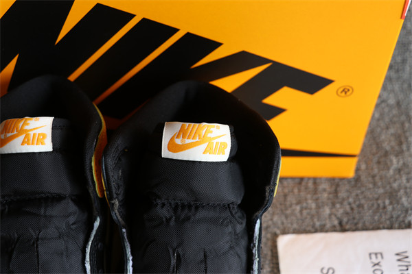Nike Air Jordan 1 Yellow Black