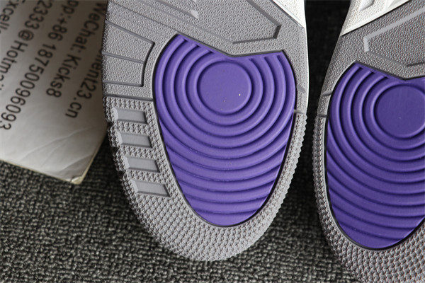 Nike Air Jordan 3 Retro White Purple
