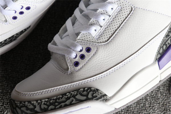 Nike Air Jordan 3 Retro White Purple