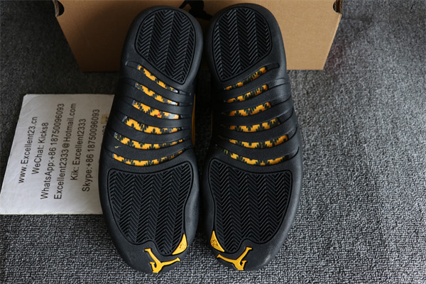 Nike Air Jordan 12 Black Yellow