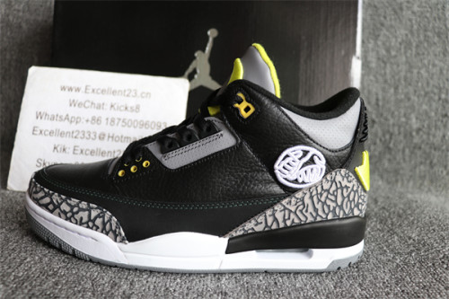 Nike Air Jordan 3 Oregon Ducks Pit Crew Black