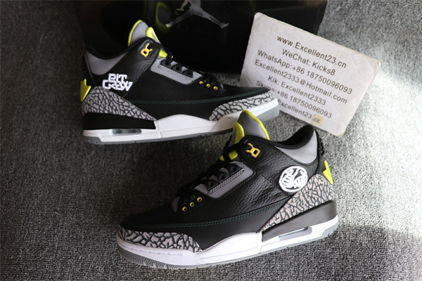 Nike Air Jordan 3 Oregon Ducks Pit Crew Black