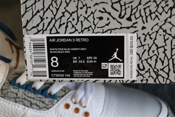 Nike Air Jordan 3 Retro Wizards