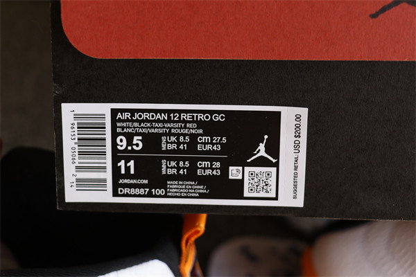 Nike Air Jordan 12 25 Year In China