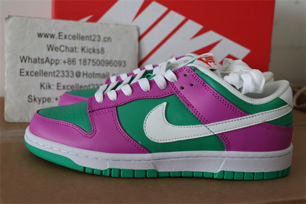 Nike SB DUNK Low Purple Green