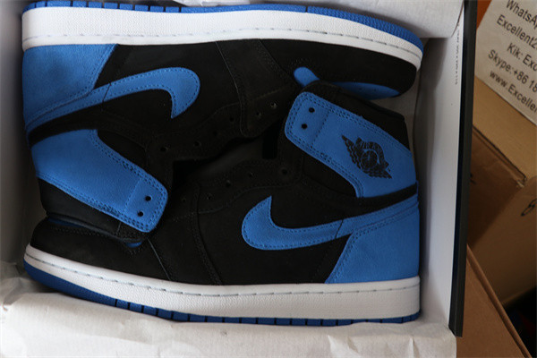 Nike Air Jordan 1 Black Royal Blue