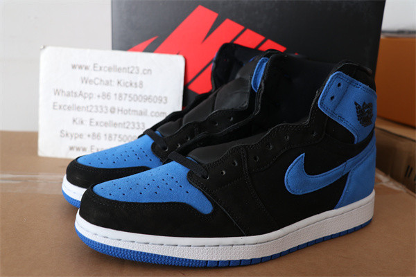 Nike Air Jordan 1 Black Royal Blue
