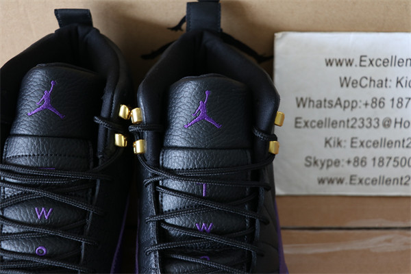 Nike Air Jordan 12 Black Purple