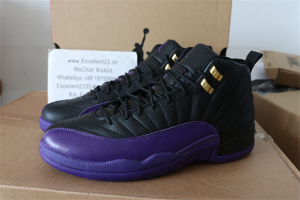 Nike Air Jordan 12 Black Purple