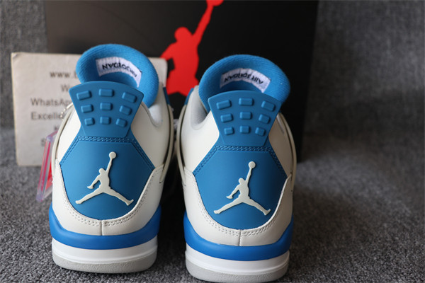 Nike Air Jordan 4 White Blue