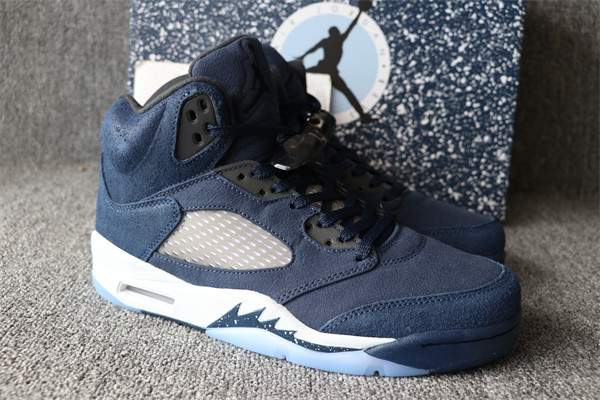 Nike Air Jordan 5 Navy Blue