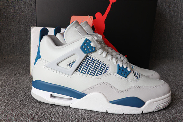 Nike Air Jordan 4 White Blue