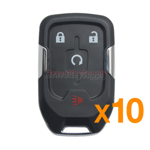 (PACK OF 10)FCC HYQ1EA Smart key case 4 button for Chevrolet GMC Acadia