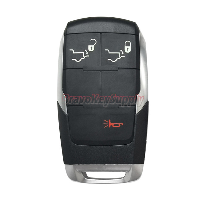 FCC GQ4-76T Smart key 3 button 433Mhz 4A Chip for 2019 2020 2021 Dodge Ram 2500 3500 PN 68381171AB