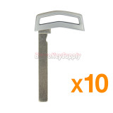 (Pack of 10)P/N 81996-B1500 Smart key blade for 2017 2018 Hyundai Genesis G80 G90 Emergency Key insert