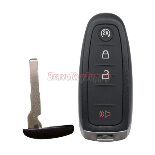 FCC M3N5WY8609 Smart key case 4 button with High security blade for Ford Edge Explorer Focus Escape Taurus