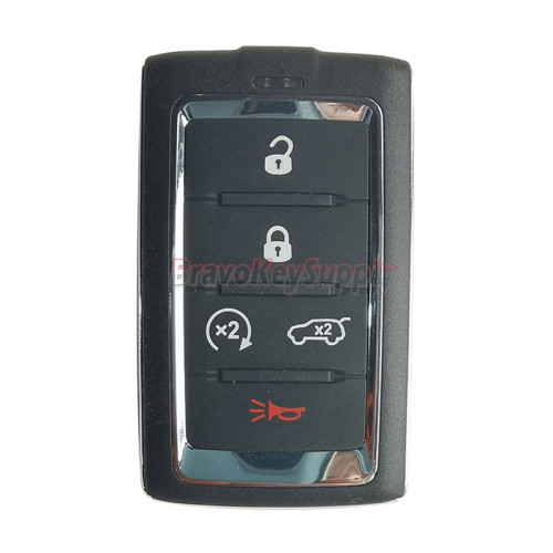 PN 68377534AB/FCC M3NWXF0B1 smart key 5 button 433mhz 4A chip for 2021 Jeep Wagoneer