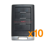 (Pack of 10)FCC OUC6000066 4 button remote key fob case for Cadillac Chevrolet Buick GMC