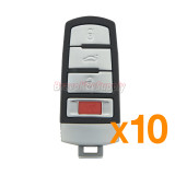 (PACK OF 10)FCC NBG009066T smart key shell 4 button for Volkswagen Passat CC 2010 2011 2012
