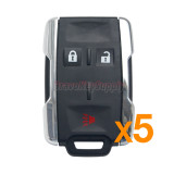 (PACK OF 5)FCC M3N-32337100 remote fob key 3 button 315mhz for Chevrolet GMC PN 13577771