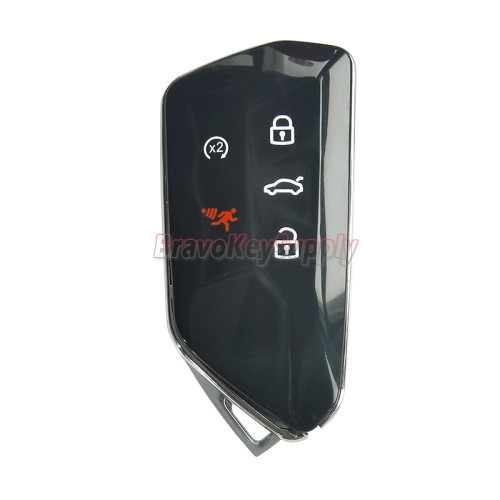 Smart key case 5 button for VW Golf GTI MK8 2020 2021 2022