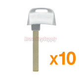 (Pack of 10)Smart Key blade for 2017 2018 Audi SQ7 Q7 TT A4 A5  Emergency Key