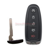 FCC M3N5WY8609 Smart key case 5 button with HU101 blade for Ford Escape Focus 2017 PN 164-R7995