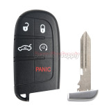 FCC M3M-40821302 Smart key 5 button 433Mhz HITAG AES 4A chip for 2011-2021 Chrysler 200 300 Dodge Charger Journey Challenger PN 68155687AB