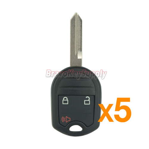 (PACK OF 5)CWTWB1U793 Remote head key 3 button 315Mhz 4D63 chip for Ford Edge